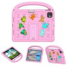 For iPad Air 11 2024 Cartoon Sparrow EVA Shockproof Tablet Case(Pink) - 1