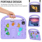 For iPad Air 11 2024 Cartoon Sparrow EVA Shockproof Tablet Case(Taro Purple) - 2