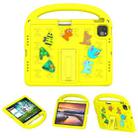 For iPad Air 11 2024 Cartoon Sparrow EVA Shockproof Tablet Case(Yellow) - 1