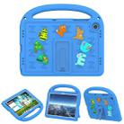 For Samsung Galaxy Tab A9+ Cartoon Sparrow EVA Shockproof Tablet Case(Blue) - 1