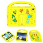 For Samsung Galaxy Tab A9+ Cartoon Sparrow EVA Shockproof Tablet Case(Yellow) - 1