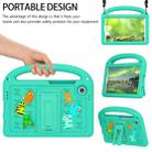For Samsung Galaxy Tab A9 Cartoon Sparrow EVA Shockproof Tablet Case(Glacier Green) - 2