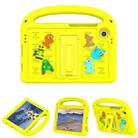 For Samsung Galaxy Tab A9 Cartoon Sparrow EVA Shockproof Tablet Case(Yellow) - 1