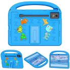 For Lenovo YOGA Pad Pro 12.7 Cartoon Sparrow EVA Shockproof Tablet Case(Blue) - 2