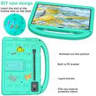 For Lenovo YOGA Pad Pro 12.7 Cartoon Sparrow EVA Shockproof Tablet Case(Glacier Green) - 3