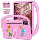 For Lenovo YOGA Pad Pro 12.7 Cartoon Sparrow EVA Shockproof Tablet Case(Pink) - 1