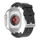 For Apple Watch Series 6 44mm Diamond Starry Sky Silicone Watch Band(Black) - 2