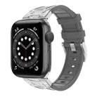 For Apple Watch Series 6 44mm Diamond Starry Sky Silicone Watch Band(Gray) - 1