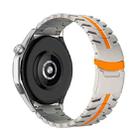 For Huawei Watch GT 4 46mm 22mm Double Lock Buckle Turtle Titanium Steel Watch Band(Titanium Oange) - 2