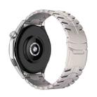 For Huawei Watch GT Runner 22mm Double Lock Buckle Turtle Titanium Steel Watch Band(Titanium) - 2