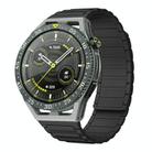For Huawei Watch GT 3 SE 22mm I-shaped Magnetic Silicone Watch Band(Black) - 1
