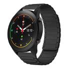 For Xiaomi Watch S1 Pro 22mm I-shaped Magnetic Silicone Watch Band(Black) - 1