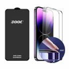 For iPhone 14 Pro Max 2pcs ENKAY 300C Super Large Arc Full Coverage High Aluminum-silicon Tempered Glass Film - 1