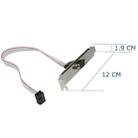 JUNSUNMAY DB9 9Pin Male to IDC 10Pin Female Ribbon Cable RS232 Serial Header Flat Cable, 28cm - 2