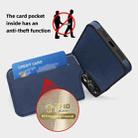 For iPhone 12 Down Jacket Card Bag Holder MagSafe Phone Case(Royal Blue) - 3