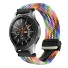 For Samsung Galaxy Watch 46mm 22mm Magnetic Buckle Braided Watch Band(Colorful) - 1