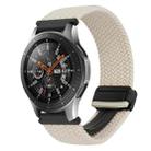 For Samsung Galaxy Watch 46mm 22mm Magnetic Buckle Braided Watch Band(Starlight Black) - 1