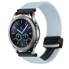 For Samsung Galaxy Gear S3 Classic 22mm Magnetic Buckle Braided Watch Band(Blue) - 1