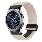 For Samsung Galaxy Gear S3 Classic 22mm Magnetic Buckle Braided Watch Band(Starlight Black) - 1