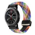 For Samsung Galaxy Gear S3 Frontier 22mm Magnetic Buckle Braided Watch Band(Colorful) - 1