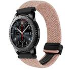 For Samsung Galaxy Gear S3 Frontier 22mm Magnetic Buckle Braided Watch Band(Pink) - 1