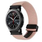 For Samsung Galaxy Gear S3 Frontier 22mm Magnetic Buckle Braided Watch Band(Starlight Pink) - 1