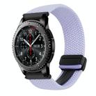 For Samsung Galaxy Gear S3 Frontier 22mm Magnetic Buckle Braided Watch Band(Purple) - 1