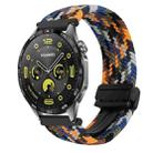 For Huawei Watch GT4 46mm 22mm Magnetic Buckle Braided Watch Band(Camouflage Color) - 1