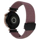 For Huawei Watch GT4 46mm 22mm Magnetic Buckle Braided Watch Band(Smoky Purple) - 2