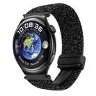 For Huawei Watch 4 22mm Magnetic Buckle Braided Watch Band(Stars Black) - 1