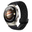 For Huawei Watch 4 Pro 22mm Magnetic Buckle Braided Watch Band(Stars Black) - 1