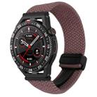 For Huawei Watch GT3 SE 22mm Magnetic Buckle Braided Watch Band(Smoky Purple) - 1