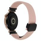 For Huawei Watch Buds 22mm Magnetic Buckle Braided Watch Band(Pink) - 2