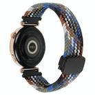 For Huawei Watch Buds 22mm Magnetic Buckle Braided Watch Band(Denim Colorful) - 2