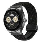 For Huawei Watch Buds 22mm Magnetic Buckle Braided Watch Band(Starlight Colorful) - 1