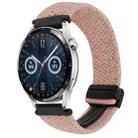 For Huawei Watch GT3 46mm 22mm Magnetic Buckle Braided Watch Band(Pink) - 1