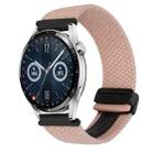 For Huawei Watch GT3 46mm 22mm Magnetic Buckle Braided Watch Band(Starlight Pink) - 1