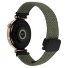 For Huawei Watch 3 Pro 22mm Magnetic Buckle Braided Watch Band(Olive Green) - 2