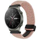 For Huawei Watch GT2 pro 22mm Magnetic Buckle Braided Watch Band(Pink) - 1