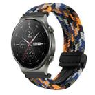 For Huawei Watch GT2 pro 22mm Magnetic Buckle Braided Watch Band(Camouflage Color) - 1