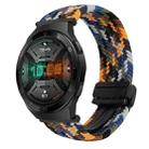 For Huawei Watch GT 2e 22mm Magnetic Buckle Braided Watch Band(Camouflage Color) - 1