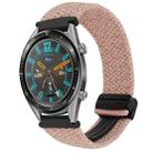 For Huawei Watch GT 22mm Magnetic Buckle Braided Watch Band(Pink) - 1