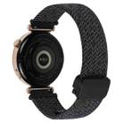 For Huawei Watch GT 22mm Magnetic Buckle Braided Watch Band(Graphite Black) - 2