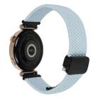 For Huawei Watch GT2 46mm 22mm Magnetic Buckle Braided Watch Band(Blue) - 2