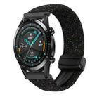 For Huawei Watch GT2 46mm 22mm Magnetic Buckle Braided Watch Band(Starlight Colorful) - 1