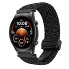 For Honor Watch GS 4 22mm Magnetic Buckle Braided Watch Band(Stars Black) - 1