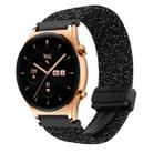 For Honor Watch GS 3 22mm Magnetic Buckle Braided Watch Band(Stars Black) - 1
