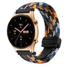 For Honor Watch GS 3 22mm Magnetic Buckle Braided Watch Band(Camouflage Colorful) - 1