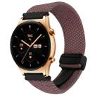 For Honor Watch GS 3 22mm Magnetic Buckle Braided Watch Band(Smoky Purple) - 1