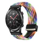 For Honor Watch GS 3i 22mm Magnetic Buckle Braided Watch Band(Colorful) - 1